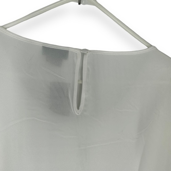 City Chic Top Lace Breeze Blouse Lace Arms White Women's Size XL (22) NWT - Picture 6 of 8